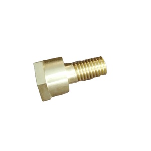 Hex Head Brass <b>Screw</b> Metric Standard Thread Plain Finish - Product Image 6