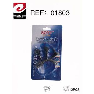 Auricolari stereo Soyt ST-483, vestibilità comoda, prodotti in Cina, 12 pezzi - Product Image 3