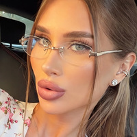 Lunettes de soleil ovales en métal pour femmes, or rose, perles, verres marron UV400, style vintage, vente en gros, logo personnalisé