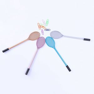 Penna Creativa a Forma di Racchetta da Tennis, Articoli di Cancelleria Kawaii, Regalo Originale, Penna in Plastica per Promozioni - Product Image 6