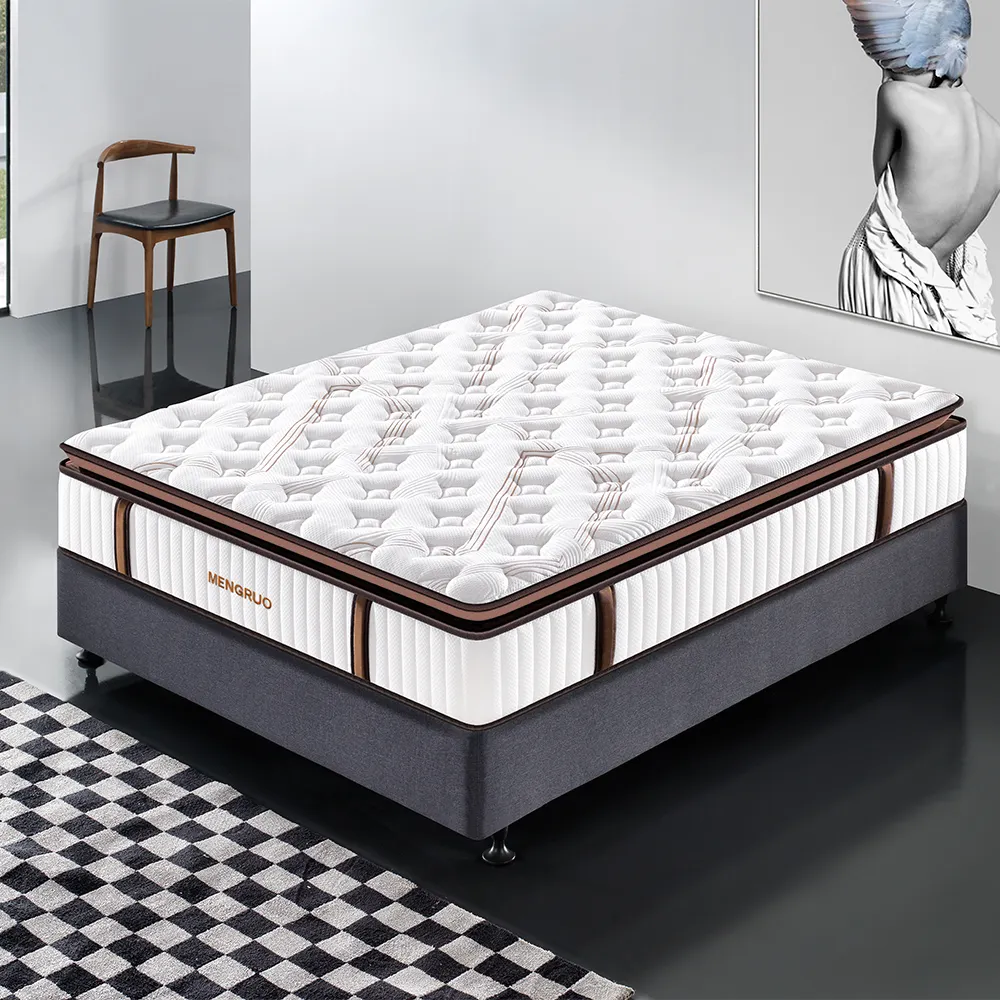 Großhandel Lieferanten Fabrik Hochwertige verstellbare Schlaf tasche Feder kern matratze Queen Size Natur latex matratze