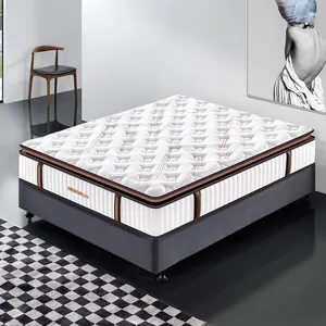 Wholesale Suppliers Factory High Quality Adjustable Sleeping Pocket Spring Mattress Queen Size 100% Natural Latex Mattress