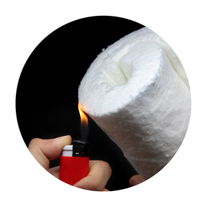 Manta de fibra cerámica 1260, mantas de aislamiento de horno de alta temperatura, lana de fibra cerámica refractaria para horno - Product Image 1
