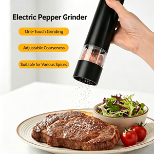 Direkter Fabriklieferant Tragbare Handgehaltene Typ-C Wiederaufladbare Kabellose Elektrische Pfeffermühle für Kochen und BBQ - Product Image 5