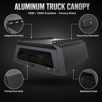 Aileron arrière universel d'usine en aluminium pour pick-up, spoiler de toit rigide pour Ford F150, Hilux, Dodge Ram, Toyota Tacoma