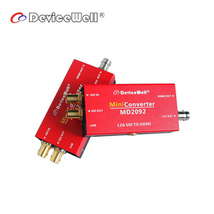 Sản phẩm mới Bộ chuyển đổi video <span class=keywords><strong>mini</strong></span> bằng hợp kim nhôm 12G <span class=keywords><strong>SDI</strong></span> 1080P Down Scaler DeviceWell MD2092 - Product Image 2