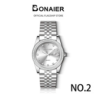 Montre élégante et polyvalente pour femme BONAIER, design minimaliste, montre-bracelet à quartz de qualité supérieure, vente en gros BK915