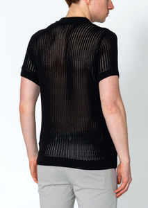Pullover da uomo personalizzato in cotone Anti-Pilling punta maglia da estate per Polo con bottone ODM <span class=keywords><strong>Su</strong></span> - Product Image 3
