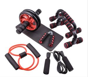 Entrenador multifuncional 7 en 1, pequeño kit de fitness para interiores en el hogar para hacer ejercicio, <span class=keywords><strong>flexiones</strong></span> de fuerza muscular y <span class=keywords><strong>rueda</strong></span> <span class=keywords><strong>abdominal</strong></span> - Product Image 3