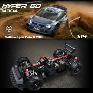 Nouveau camion de rallye RC MJX Hyper Go SJY-14304 à l'échelle 1/14, 4 roues motrices, châssis métallique, moteur brushless, gyroscope G3, lumières LED, prêt à l'emploi, portée de 120 m - Product Image 3