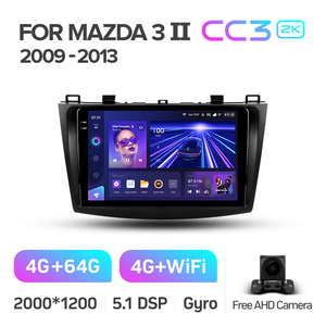 TEYES <span class=keywords><strong>CC3</strong></span> 2K REPRODUCTOR DE DVD para coche para Mazda3 BL 2009 - 2013 REPRODUCTOR DE DVD con navegación GPS para coche de 9 pulgadas - Product Image 3