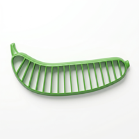 Manjia Banana Slicer Snijders Praktische Keuken Tool Plastic Salade Fruit Peeler Cutter Chopper Gemakkelijk Banana Slicer