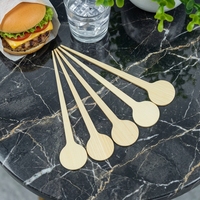 Bâtonnets à café en bambou biodégradable San You SYBS de qualité alimentaire, 7 pouces, avec logo personnalisé, accessoires de bar pour restaurants
