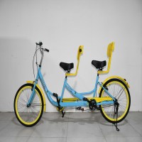 Vélo tandem Offre Spéciale 26 pouces acier à haute teneur en carbone personnalisable de ventes directes d'usine bon marché
