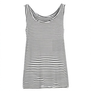 Camiseta sin Mangas Casual con Cuello Redondo, Ajustada, Personalizada, para Mujer, Talla Grande, Tejido Sólido de Poliéster/Algodón, para Verano, Marca Ever Glow - Product Image 1