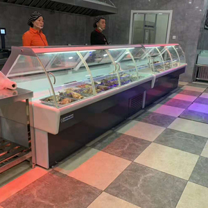 Réfrigérateur pratique commercial de refroidisseur d'affichage de charcuterie de magasin de viande à température unique pour l'usage de magasin - Product Image 3