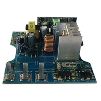 PCBA ODM 86 Panneau d'interrupteur intelligent à gradation 100-240V AC, gradation électronique monocanal 10A, bouton-poussoir sans fil RF433
