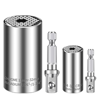 Jeu d'outils de clé à douille universelle disponible en plusieurs couleurs 7-19mm Outil universel de douille réglable