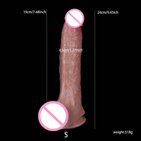 Dildo réaliste géant, jouets sexuels en silicone double couche, gros dildos, dildo réaliste de grande taille, stimulation du point G, jeu anal, jouet sexuel pour femmes