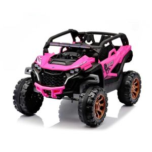 Nieuwe, populaire kinderauto op afstandbesturing, grote elektrische speelgoedauto met 12V batterij, 4 wielen & verlichting, groothandel - Product Image 1