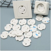 Cache-prises électriques blancs en ABS pour la sécurité des bébés, protection enfant pour prises françaises, protections pour la sécurité des bébés