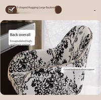 Chaise de maquillage moderne pivotante à 360 degrés, chaise rembourrée moderne avec accoudoirs pour chambre à coucher