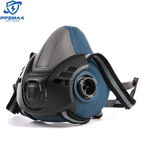 <span class=keywords><strong>Masque</strong></span> de sécurité certifié EN140 Protection contre la poussière industrielle Visage <span class=keywords><strong>complet</strong></span> TPE Respirateur réutilisable Filtre remplaçable Double actif - Product Image 2