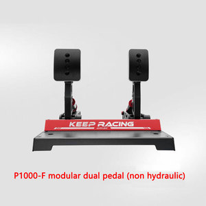 Simagic P1000-RS Ensemble de <span class=keywords><strong>Pédales</strong></span> Hydrauliques et Non-Hydrauliques pour Jeux de Course Vidéo, <span class=keywords><strong>Pédales</strong></span> en Plastique Simulant le Modèle P1000 - Product Image 4