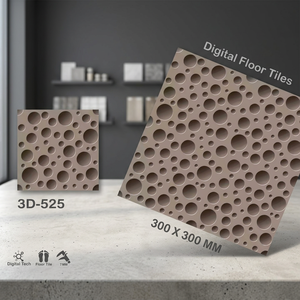 Indian Factory Cheap Price 3D Design Premium Grade Modern Ceramic Flooring Matte Glazed Wall Tiles 300x300mm Waterproof Bathroom - Product Image 1