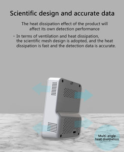 Monitor de Calidad del Aire Portátil y Personalizado, Detecta CO2, TVOC, HCHO, Temperatura, Humedad, Medidor de Calidad del Aire - Product Image 4
