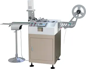 JC-3080 Newtop Satin Ribbon Label Ultrasonic Cutting Machine For Garment Care Labels Fabric Label Tape Cutting And Seal Machine