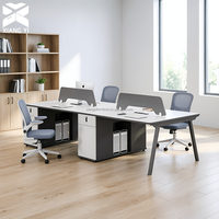 Bureau de direction ergonomique pour espace ouvert, conception personnalisée (taille et couleur) pour aménagement de bureau moderne, table de bureau