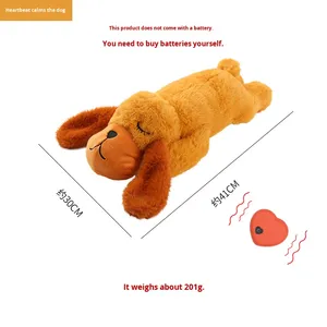 Giocattoli Calmanti per Animali Domestici, Peluche con Suoni, Simulazione Battito Cardiaco, Aiuto per Ansia e Sonno, Compagno Giocoso Squittente per Cuccioli - Product Image 6