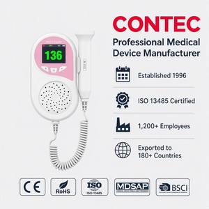 <span class=keywords><strong>Doppler</strong></span> fœtal portable électrique CONTEC10B <span class=keywords><strong>avec</strong></span> détection d'<span class=keywords><strong>échographie</strong></span> précise, écran LCD de 1,77 pouces, garantie d'un an - Product Image 1