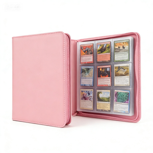 กล่องเก็บการ์ดหนัง PU สีตามสั่ง พร้อมซิปปิด สำหรับการ์ดสะสม - Product Image 4