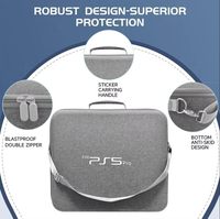 HOT PS5 Pro Spiele konsole Aufbewahrung koffer Reisetasche Trage tasche mit großer Kapazität für Playstation 5 Pro Headset