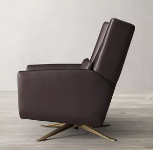 Nouvelle arrivée : fauteuil de bureau pivotant et inclinable en cuir Luke, mobilier d'intérieur populaire - Product Image 2