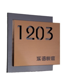 Placas personalizadas, número de letras, placa de <span class=keywords><strong>puerta</strong></span>, placa de <span class=keywords><strong>puerta</strong></span> acrílica, letreros, señalización de oficina, baño personalizado, letrero acrílico Braille - Product Image 3