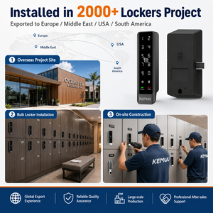 Serrures électroniques intelligentes Ttlock pour verrouiller les tiroirs, les armoires, les casiers avec code NFC, empreinte digitale et contrôle par application téléphonique - Product Image 5