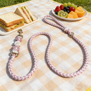 Correa de Nailon Trenzada Resistente para Perros, Hecha a Mano, para Pasear, Entrenar y Actividades al Aire Libre, con Gancho de Metal, <span class=keywords><strong>2026</strong></span> - Product Image 1