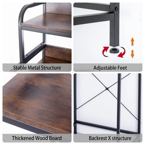 Support de rangement pour réfrigérateur de bar de cuisine à domicile Étagères d'organisation sur pied Étagère pour <span class=keywords><strong>boulanger</strong></span> Support pour four à micro-ondes Mini étagère pour réfrigérateur - Product Image 4