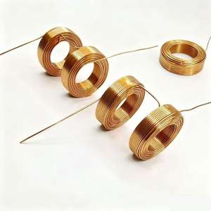 가열 및 다양한 인덕터/코일 응용을 위한 맞춤형 자체 접착 구리 에어 코일 권선 - Product Image 3