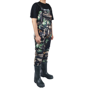 Waders en <span class=keywords><strong>caoutchouc</strong></span> jaune PVC néoprène personnalisés pour <span class=keywords><strong>femmes</strong></span> et enfants Respirable Respirable Imperméable Poitrine Chasse Pêche à la mouche Waders - Product Image 3