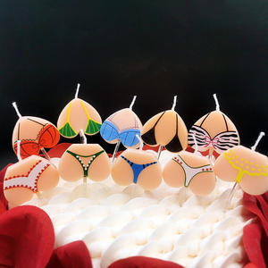 เทียนตกแต่งสำหรั<span class=keywords><strong>บ</strong></span>งานปาร์ตี้เทียนวันเกิดพิม<span class=keywords><strong>พ</strong></span>์ลายด้วยการออกแบ<span class=keywords><strong>บ</strong></span>เซ็กซี่ - Product Image 1