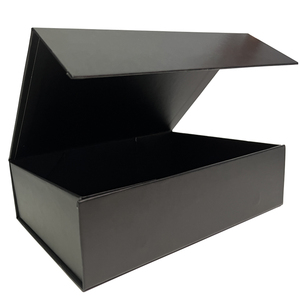 Biểu tượng tùy chỉnh cứng nhắc các tông có thể gập lại đóng cửa giấy đen từ bao bì Hộp quà tặng bao bì - Product Image 1