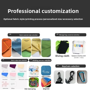 Chiffonnette de nettoyage pour <span class=keywords><strong>lunettes</strong></span> carrées en microfibre ultra-fine, vente en gros, échantillon gratuit avec porte-clés - Product Image 4