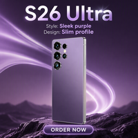 Nouveau Smartphone 5G LTE S26 Ultra 2025 Octa Core Appareil Photo 108MP Écran 144Hz Stockage 1 To Snapdragon 800 Android 15 Français