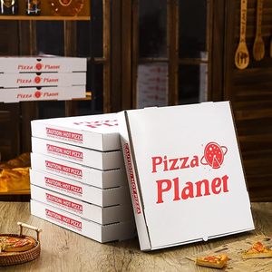 10 Confezioni di Scatole per Pizza Extra Large in Cartone Ondulato Spesso, Scatole per Pizza Planet, Decorazioni per Feste, Produttore di Scatole per Pizza - Product Image 6