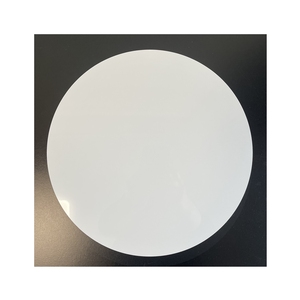 Tấm Kim Loại Nhôm Thăng Hoa Hình Tròn Tròn Màu Trắng Bóng 8" - Product Image 1