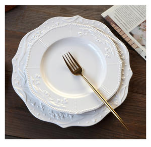 NOVALITABLE Cake <b>Plate</b> French Cutlery Household Ceramic <b>Steak</b> Pasta <b>Plate</b> Dessert Western Dinner <b>Plate</b> - Product Image 6